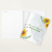 Rustige zonnebloemen Passen getrouwd — Rentesporta Planner (Display)