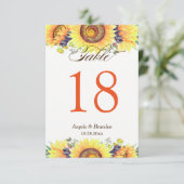 Rustige zonnebloemen Stijlvol weddenschappen Kaart (Staand voorkant)