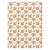 Rustige zonnebloemen tafelkleed (Voorkant)