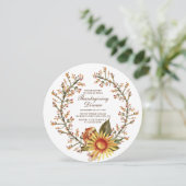 Rustige zonnebloemen, Thanksgiving, grote diepte Kaart (Staand voorkant)