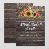 Rustige zonnebloemen Virtueel Vrijgezellenfeest Kaart (Voorkant / Achterkant)