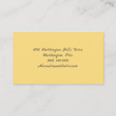 Rustige zonnebloemen visitekaartje