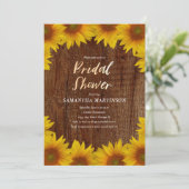 Rustige zonnebloemen | Vrijgezellenfeest Kaart (Staand voorkant)