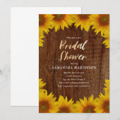 Rustige zonnebloemen | Vrijgezellenfeest Kaart (Voorkant / Achterkant)