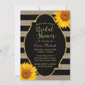 Rustige Zonnebloemen Vrijgezellenfeest van de Band Kaart (Voorkant)