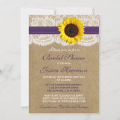 Rustige zonnebloemen, Vrijgezellenfeest van Kraft Kaart (Voorkant)