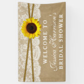 Rustige zonnebloemen, Vrijgezellenfeest van Kraft  Spandoek (Verticaal)