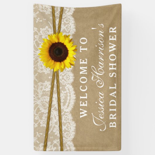 Rustige zonnebloemen, Vrijgezellenfeest van Kraft  Spandoek (Verticaal)