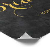 Rustige zonnebloemen vrijgezellenfeest welkomstbor poster (Hoek)