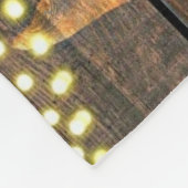 Rustige Zonnebloemen Wagon Wheel Cowboy Boots Fleece Deken (Hoek)