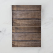 Rustige Zonnebloemen Wagon Wheel Cowboy Boots Kaart (Binnen)