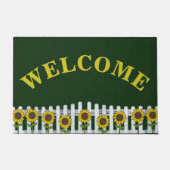 Rustige zonnebloemen — Welkomstklep Deurmat (Voorkant)