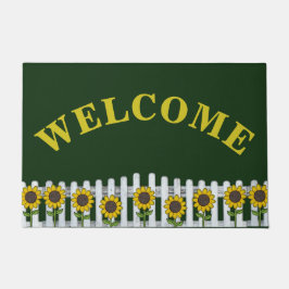 Rustige zonnebloemen — Welkomstklep Deurmat