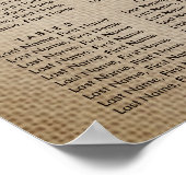 Rustige  Zonnebloementskaart 8 Poster (Hoek)