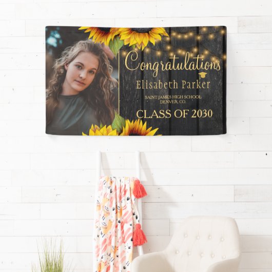 Rustige zonnebloemklasse afstudeerder PHOTO Spandoek (Insitu)