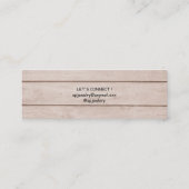 Rustige zonnebloemoorringen — Visitekaartje (Achterkant)