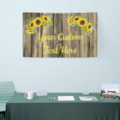 Rustige ZonnebloemPartij Fotografie Prop Spandoek (Beurs)