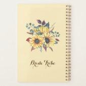 Rustige zonnebloempitten Bindbouwer Planner (Achterkant)