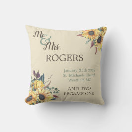 Rustige zonnebloempitten en Sierkussen van groente