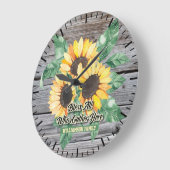 Rustige zonnebloempitten grote klok (Hoek)