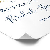 Rustige zonnebloempitten Roos Floral Vrijgezellenf Poster (Hoek)