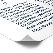 Rustige zonnebloempitten Roos - Floral Wedding Sea Poster (Hoek)