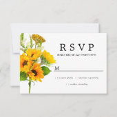 Rustige zonnebloempitten RSVP (Voorkant)
