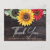 Rustige zonnebloempitten Vrijgezellenfeest Harteli Briefkaart (Voorkant)