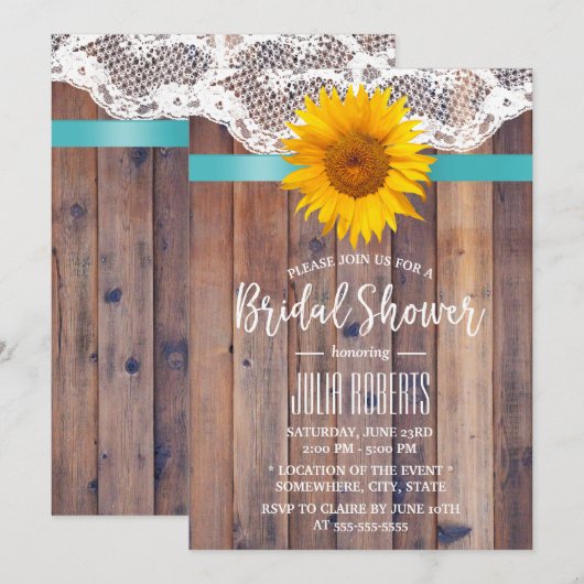 Rustige zonnebloempjes Vrijgezellenfeest Lood Barn Kaart (Voorkant / Achterkant)