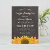 Rustige zonnebloemplazen Weddenschappen Kaart (Staand voorkant)