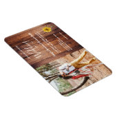 Rustige zonnebloempotfoto Wedding-uitnodiging Magneet (Rechterzijde)