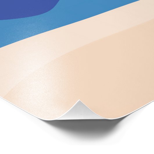 rustige zonsondergang foto afdruk (Hoek)