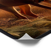 Rustige zonsondergang in de Bossen met optioneel L Poster (Hoek)