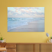 Rustige zonsopgang reflectie Abstracte kustkunst Canvas Afdruk (Insitu (Woonkamer))