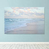 Rustige zonsopgang reflectie Abstracte kustkunst Canvas Afdruk (Insitu (Houten vloer))