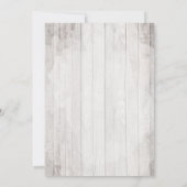 Rustige Zuidelijke Katoen Boll Botanical Wedding Kaart (Achterkant)