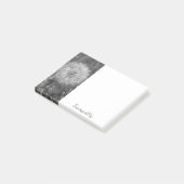 Rustige zwart-wit Puff Post-It-notities Post-it® Notes (Schuin)