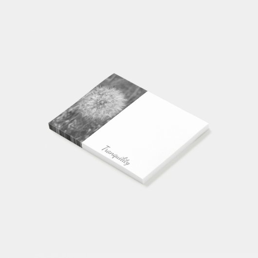 Rustige zwart-wit Puff Post-It-notities Post-it® Notes (Schuin)