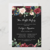 Rustige Zwarte avond voor repetitie Kaart (Voorkant)