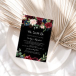 Rustige zwarte botanische we doen nog steeds een h kaart<br><div class="desc">Deze bijtende zwarte botaniek die we nog steeds uitnodigen voor vernieuwing is perfect voor een klassieke herroepingsceremonie en viering. Het ontwerp is voorzien van bruine,  rode,  marineuze,  blauwe en zwarte stralende en grijze handbeschilderde bloemen in een zwarte achtergrond,  die de natuurlijke schoonheid inspireren.</div>