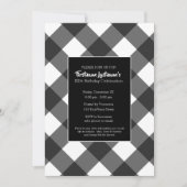 Rustige zwarte en witte buffelbalo: verjaardagsfee kaart (Voorkant)