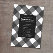 Rustige zwarte en witte buffelbalo: verjaardagsfee kaart