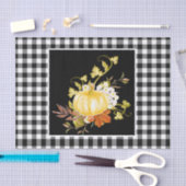 Rustige zwarte en witte pompjes Thanksgiving Tissuepapier (Craft)