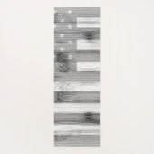 Rustige zwarte witte grijs Hood Verenigde Staten v Yogamat (Achterkant)