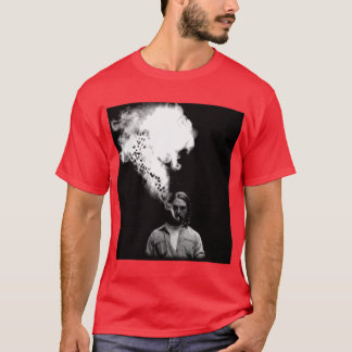 Rustin Cohle fromrue Detective Smoking a Cigarette T-shirt