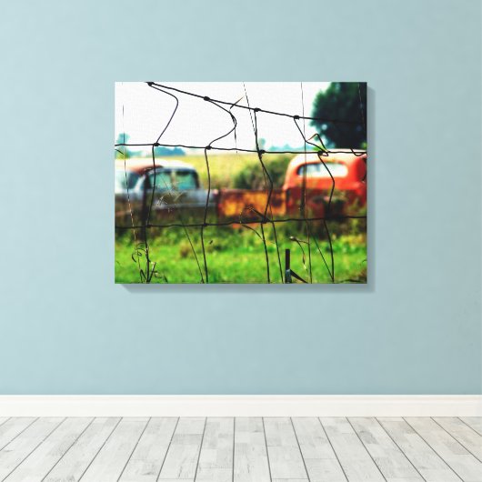 Rusting Away Canvas Afdruk (Insitu (Houten vloer))