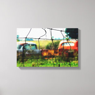 Rusting Away Canvas Afdruk