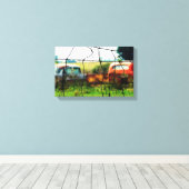 Rusting Away Canvas Afdruk (Insitu (Houten vloer))