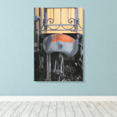 Rusting Buffer Old Steam Train Le Mastrou Canvas (Insitu (Houten vloer))