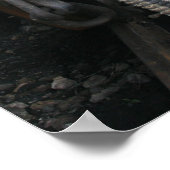 Rusting Buffer Old Steam Train Le Mastrou Poster (Hoek)